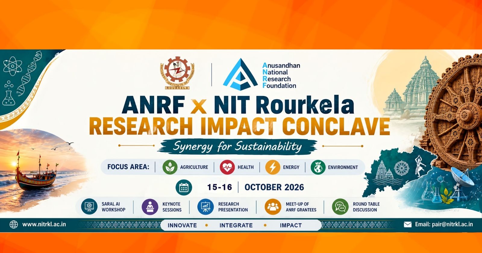 Research Impact Conclave 2026 poster