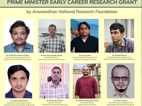 NIT Rourkela Faculty Awards PMECRG awarded to Faculty members of NIT Rourkela!