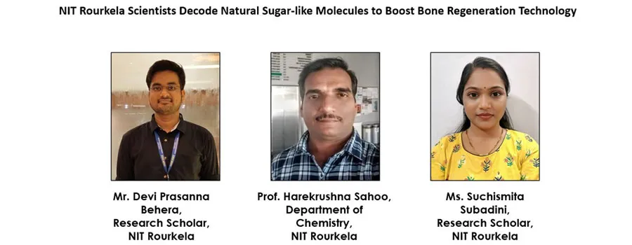 NIT Rourkela Scientists Decode Sugar Molecules and bone protein complex to Boost Bone regeneration Technology