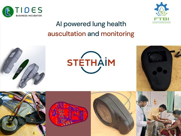 NIT Rourkela Startup on Stethaim (AI powered lung health auscultation and monitoring)