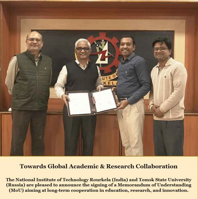 NIT Rourkela MoU with Tomsk State University Russia