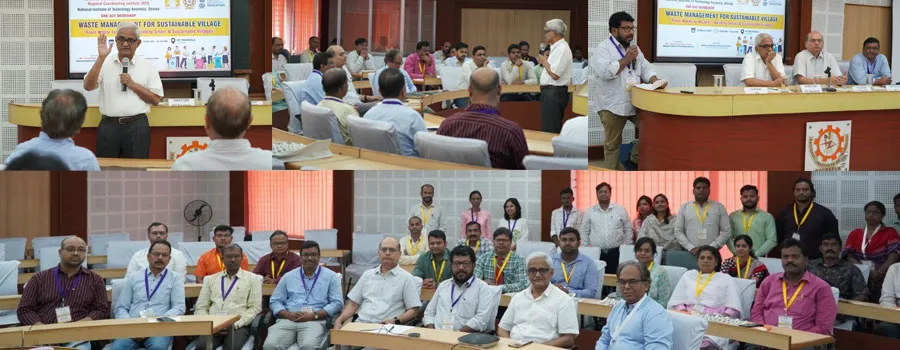 NIT Rourkela Hosts One-Day Workshop on Sustainable Village Waste Management under the Unnat Bharat Abhiyan! 